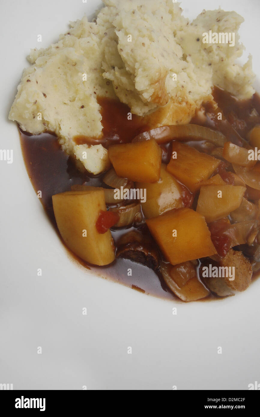 Quorn sausage and mash hires stock photography and images Alamy