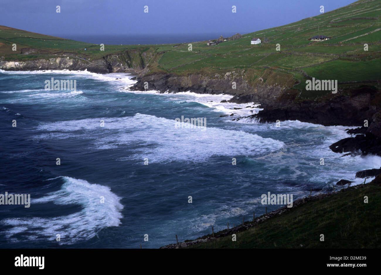 The coastline of Slea Head on the Dingle Peninsula, County Kerry, Ireland. Stock Photo
