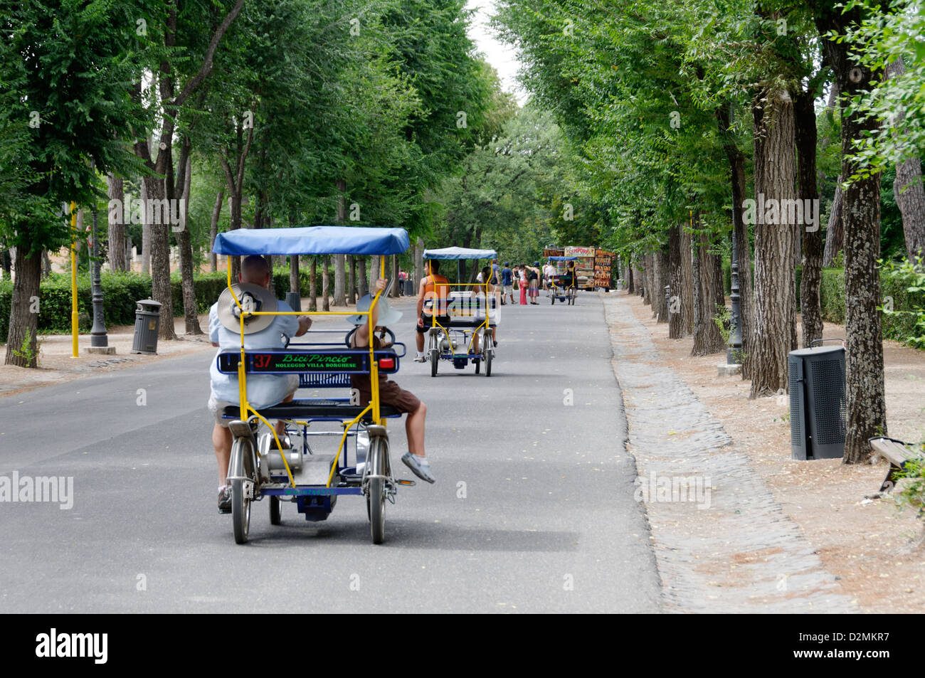 Villa borghese bike hi-res stock photography and images - Alamy