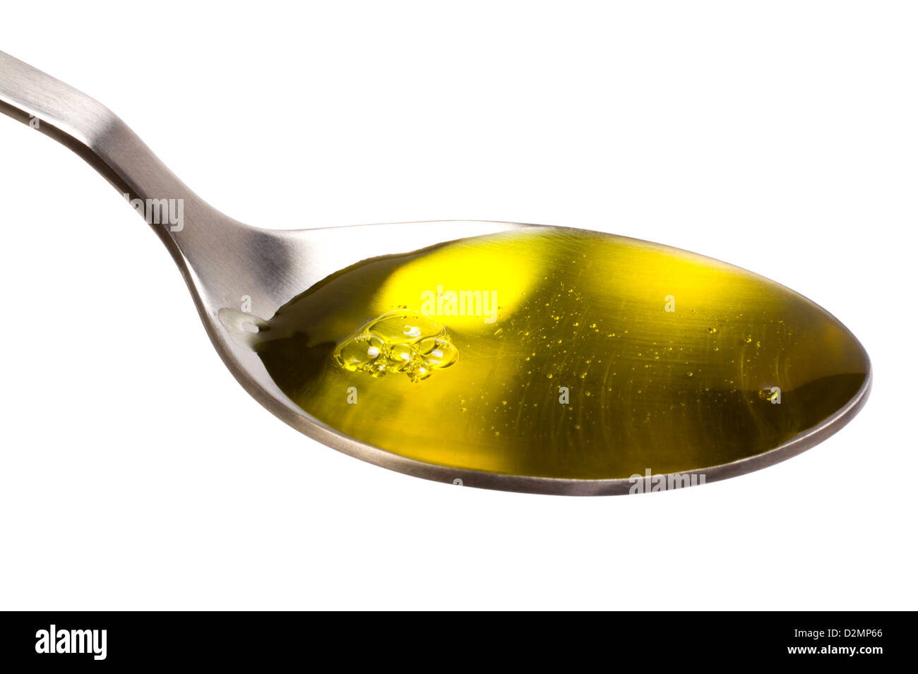 Close-up of a spoonful of cooking oil Stock Photo