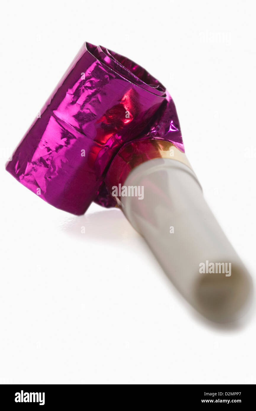 Party horn blower hi-res stock photography and images - Alamy