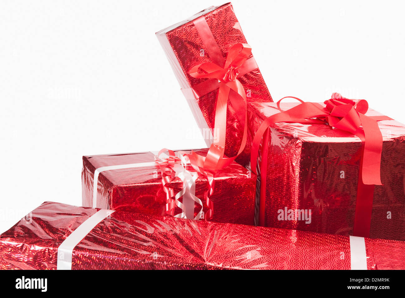 Close-up of gift boxes Stock Photo - Alamy