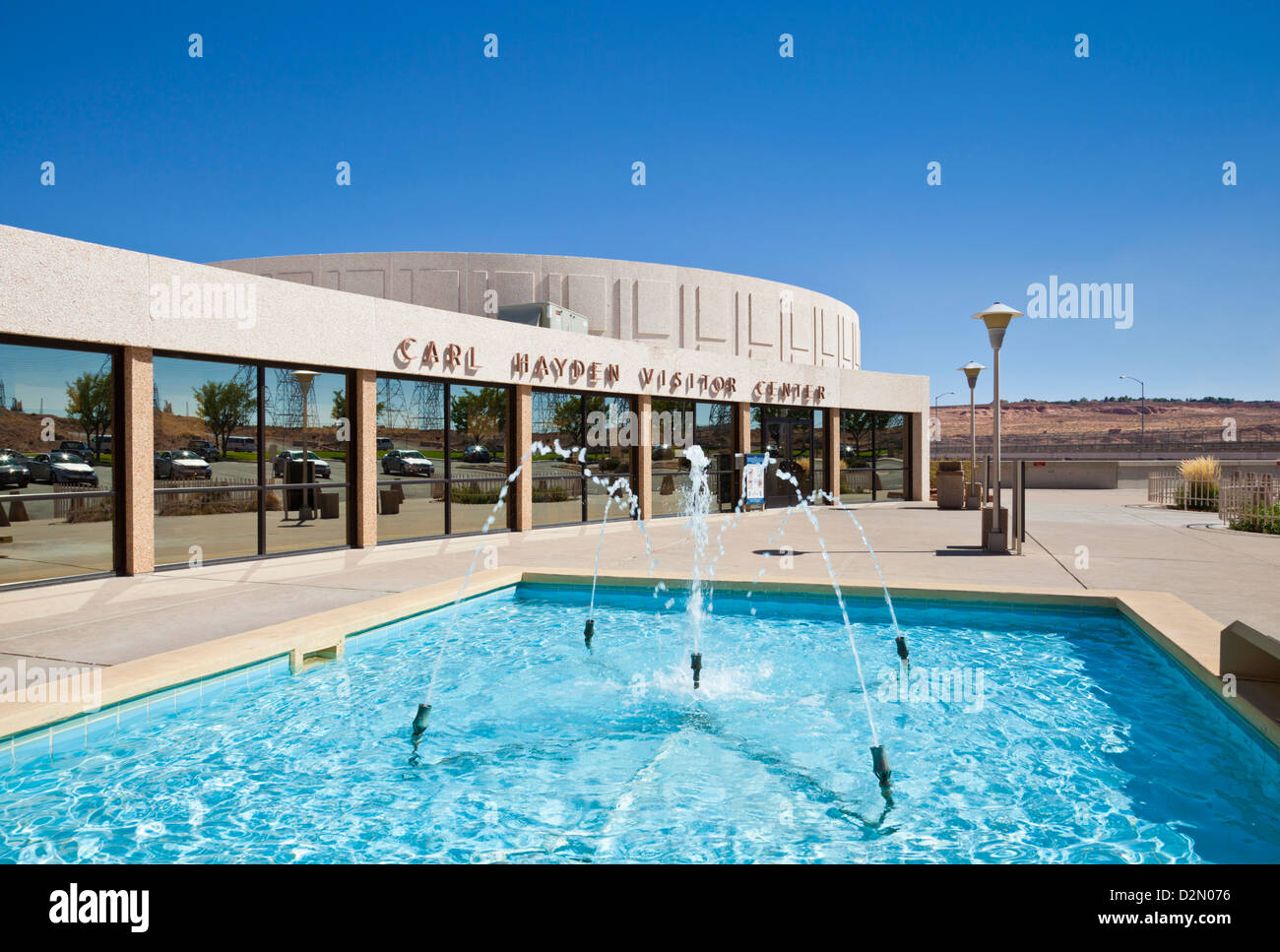 Carl Hayden Visitor Centre at Glen Canyon Dam, near Page, Arizona, United States of America, North America Stock Photo