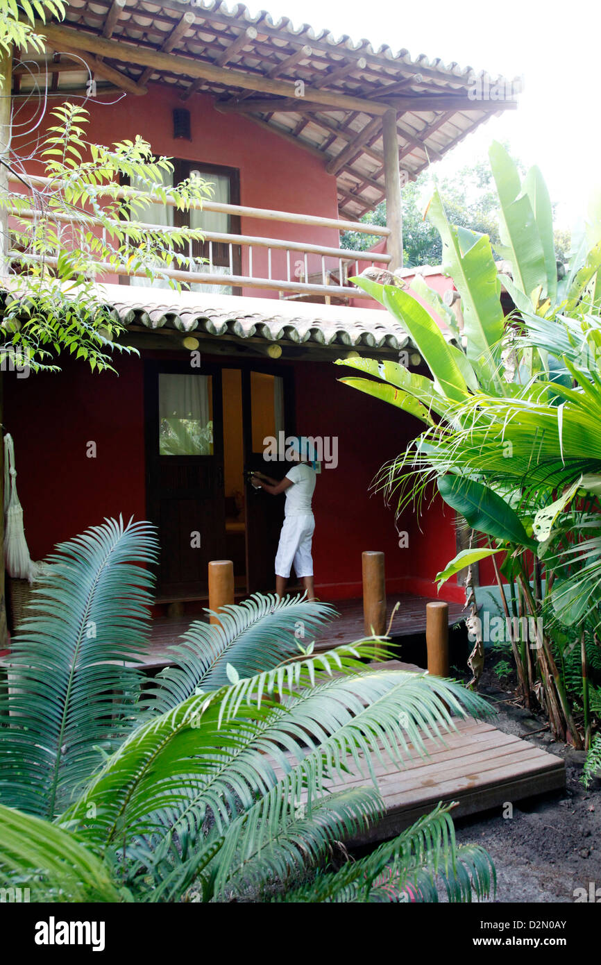 Hotel Mata Nativa, Trancoso, Bahia, Brazil, South America Stock Photo