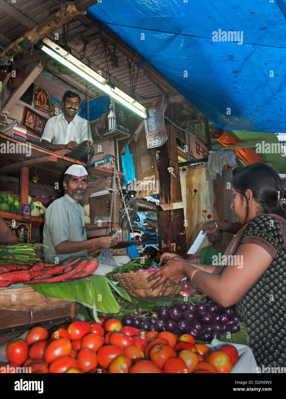 Mumbai Fort ( Bombay ) India street market Stock Photo Alamy