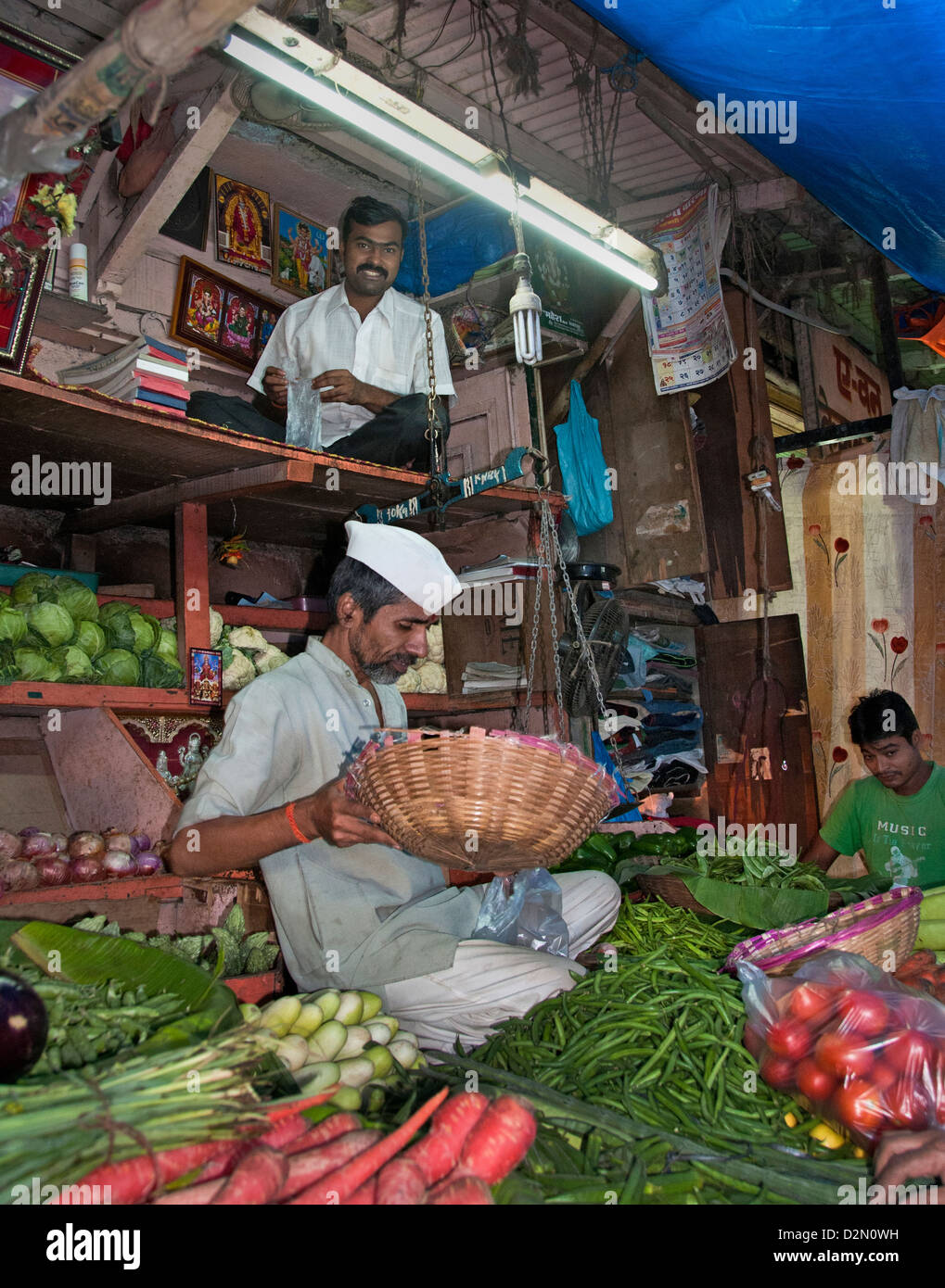 Mumbai Fort ( Bombay ) India street market Stock Photo Alamy