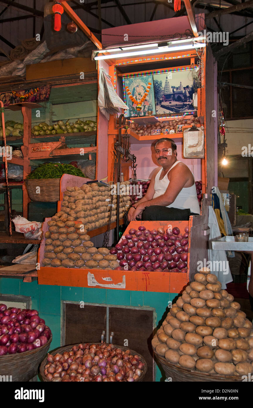 Mumbai Fort ( Bombay ) India street market Stock Photo