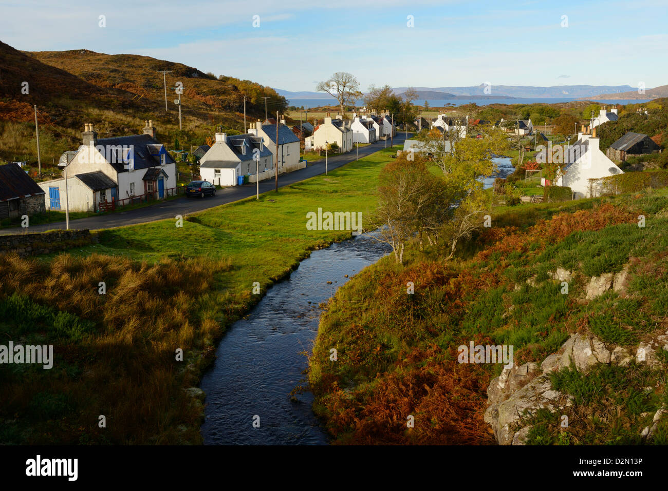 Duirinish village, Highlands, Scotland, United Kingdom, Europe Stock Photo