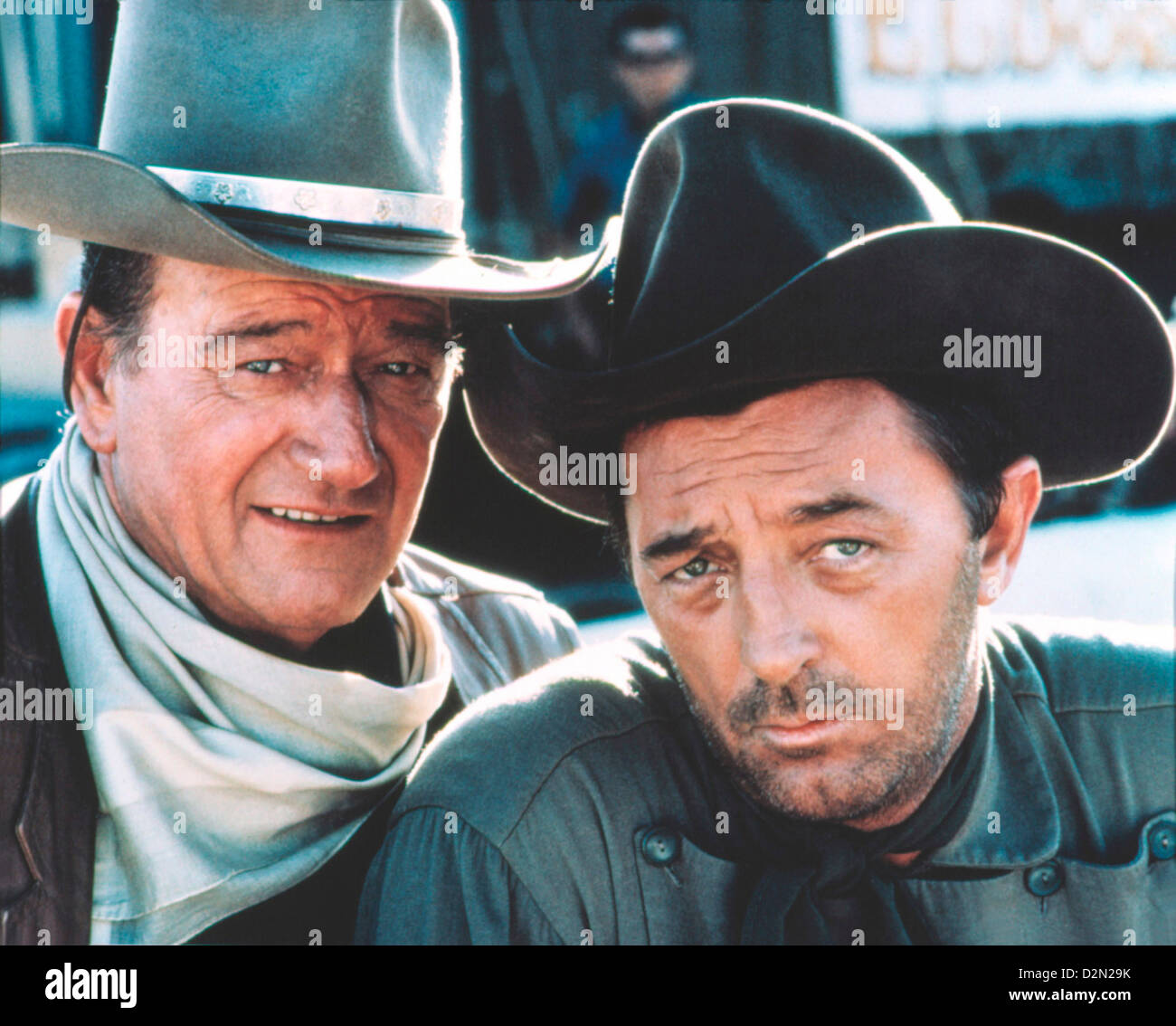 El Dorado 1966 Paramount Film With John Wayne At Left And Robert Stock Photo Alamy