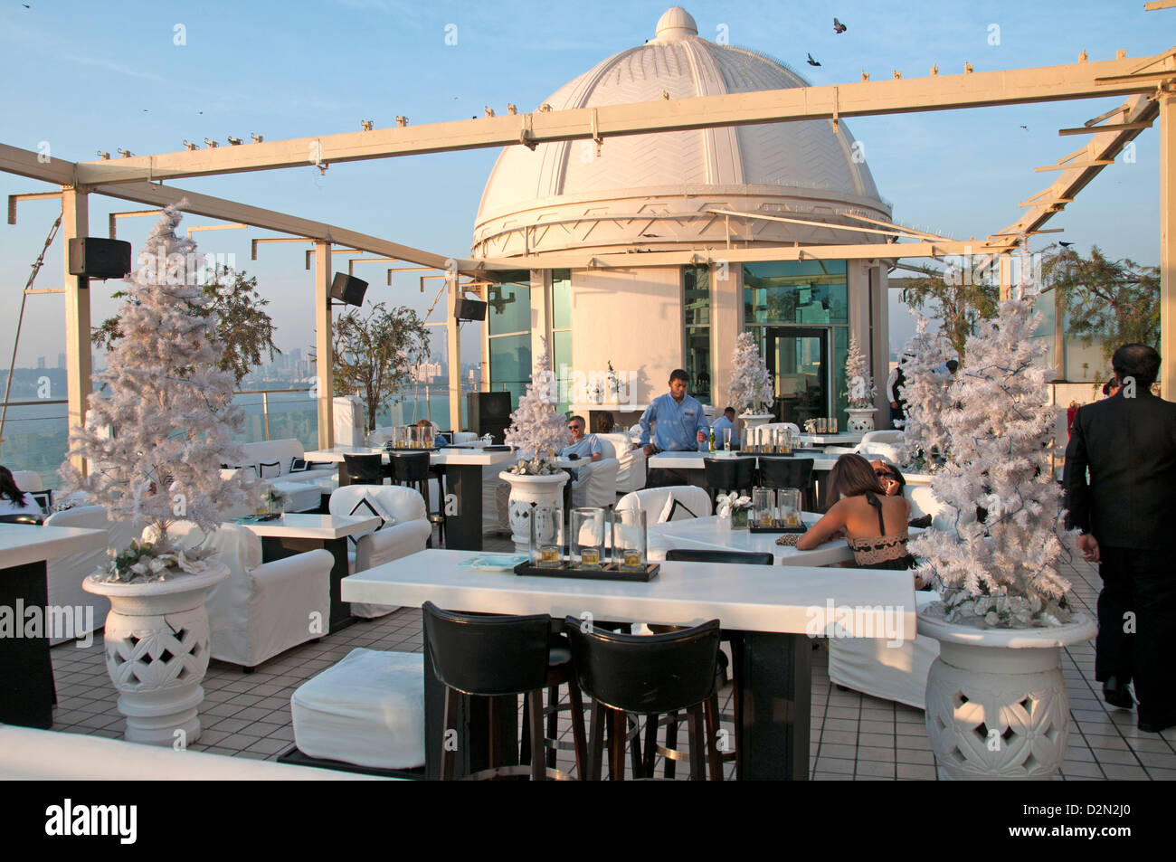 Dome Bar Cafe Pub Rooftop terrace Seafront Promenade Mumbai ( Bombay
