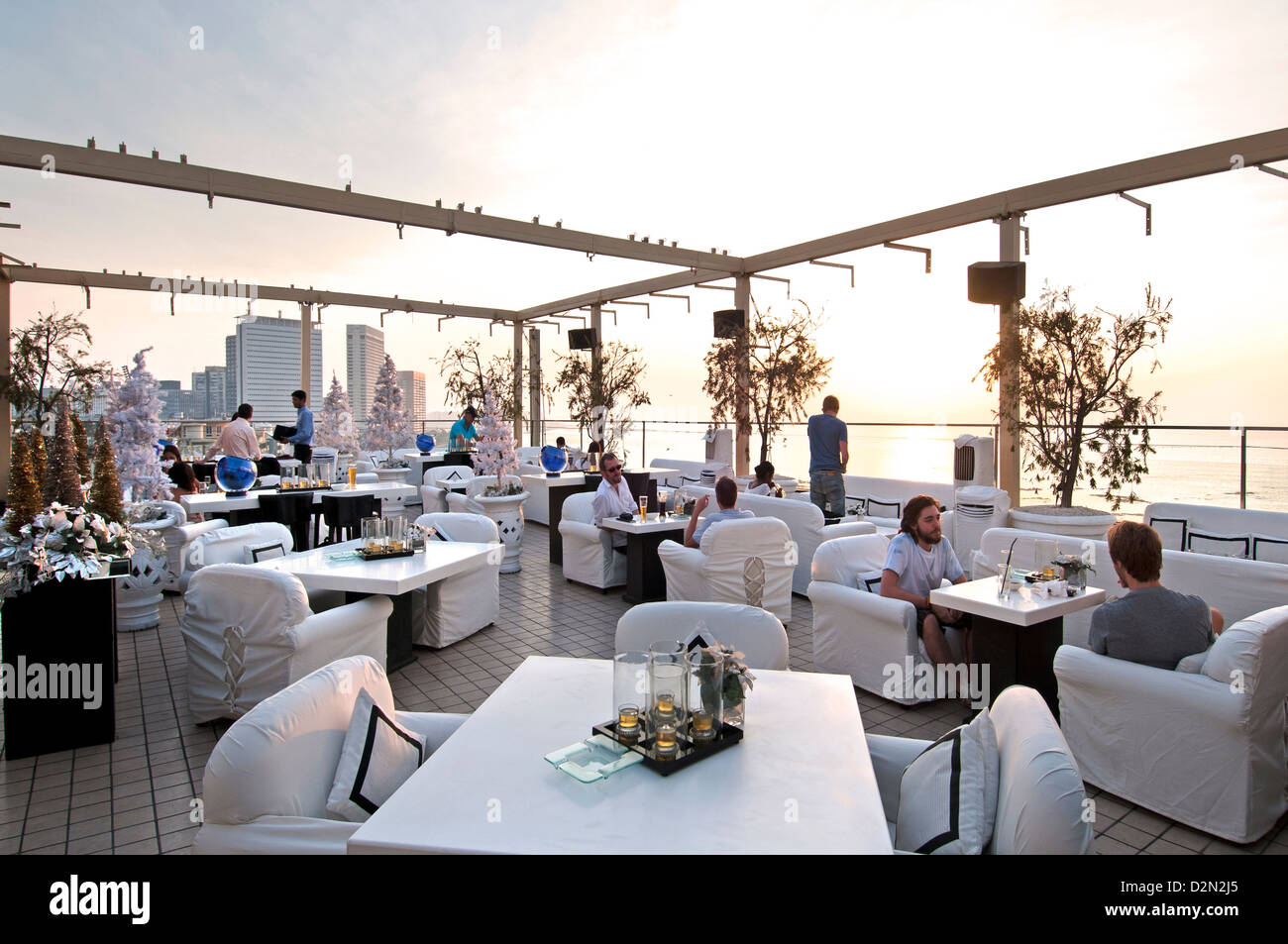 Dome Bar Cafe Pub Rooftop terrace Seafront Promenade Mumbai ( Bombay