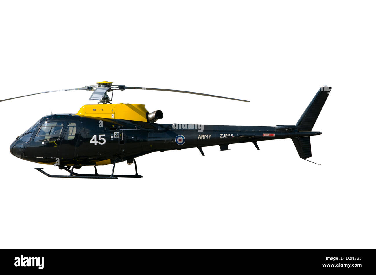 An Army Air Corps Squirrel Helicopter Stock Photo