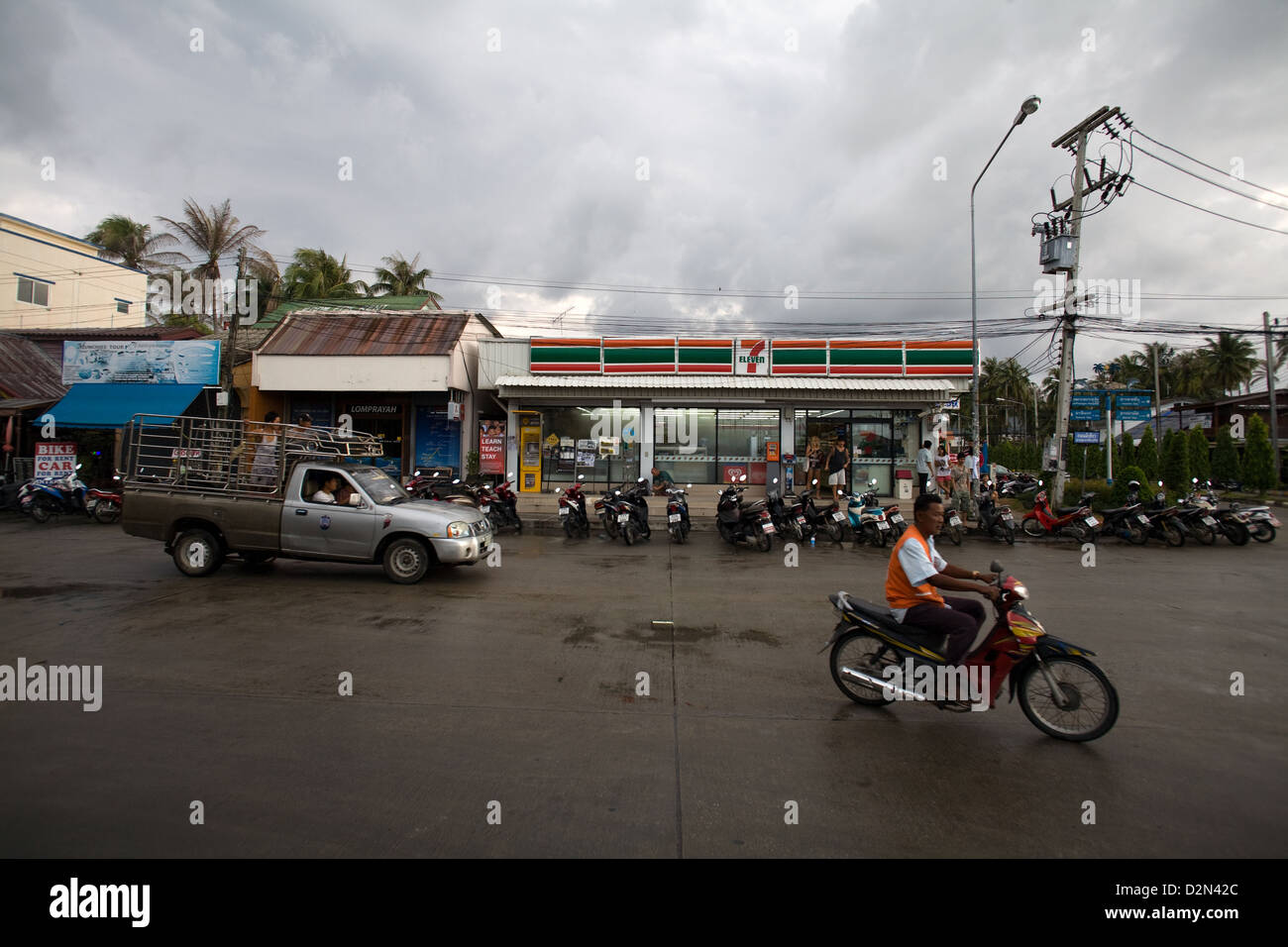 7 Eleven  shop in Thong Sala , Koh Phangan , Thailand Stock Photo