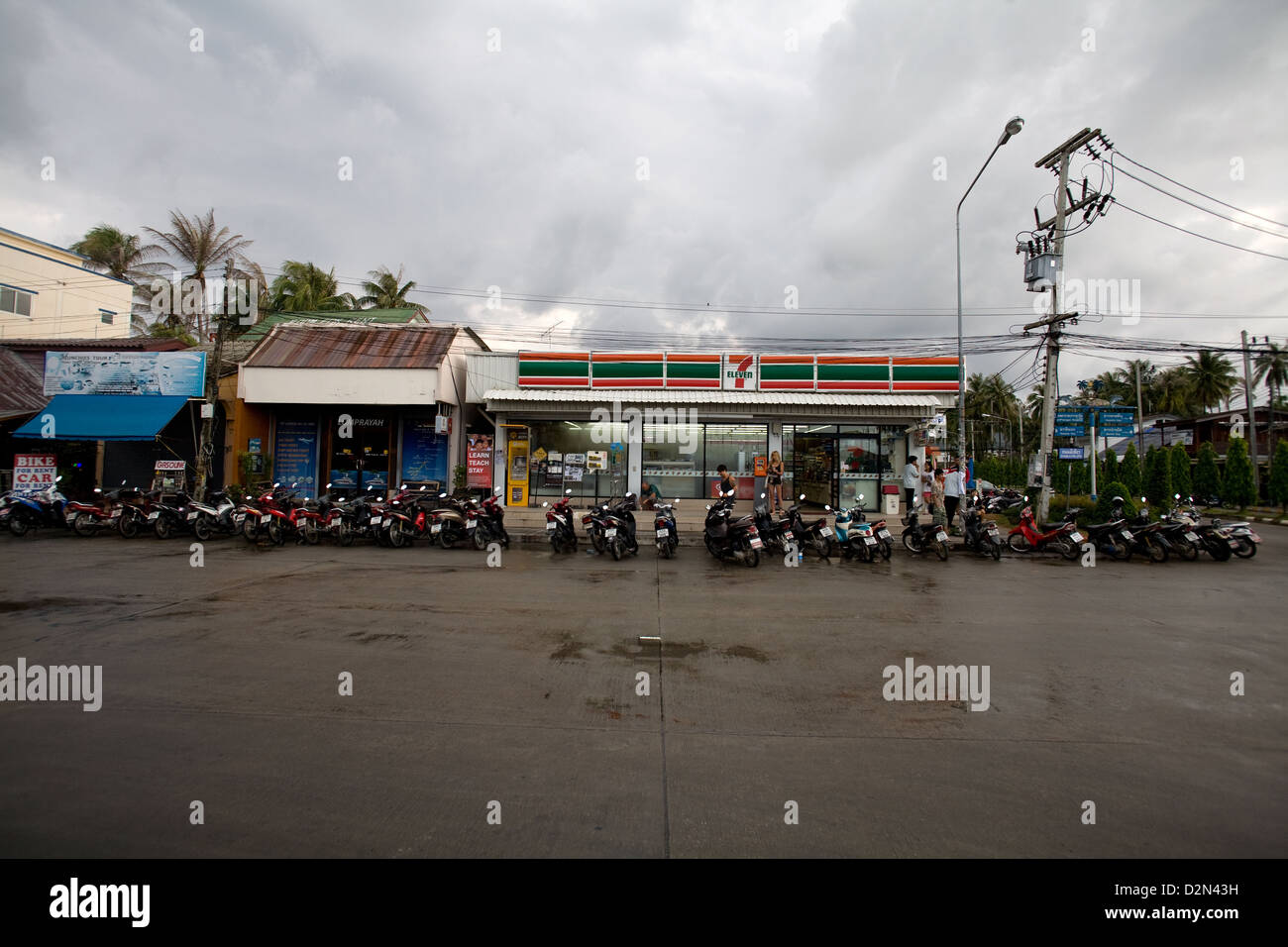 7 Eleven  shop in Thong Sala , Koh Phangan , Thailand Stock Photo