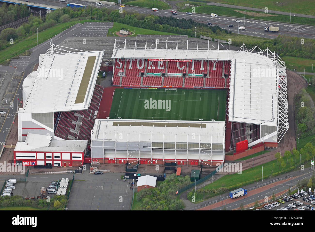 Aerial Image Of Stoke City S Britannia Stadium Stock Photo Alamy