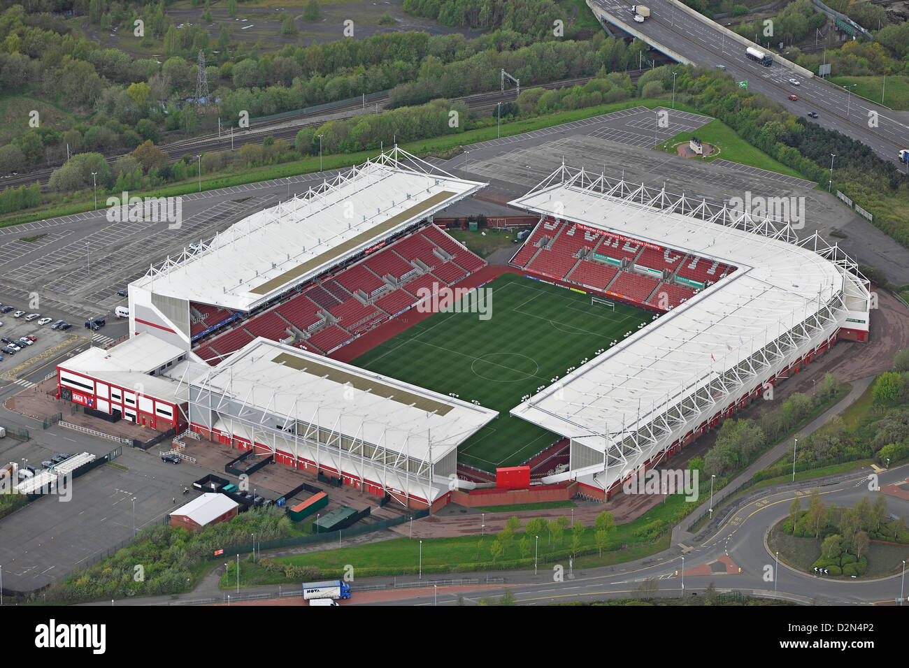 Aerial Image Of Stoke City S Britannia Stadium Stock Photo Alamy