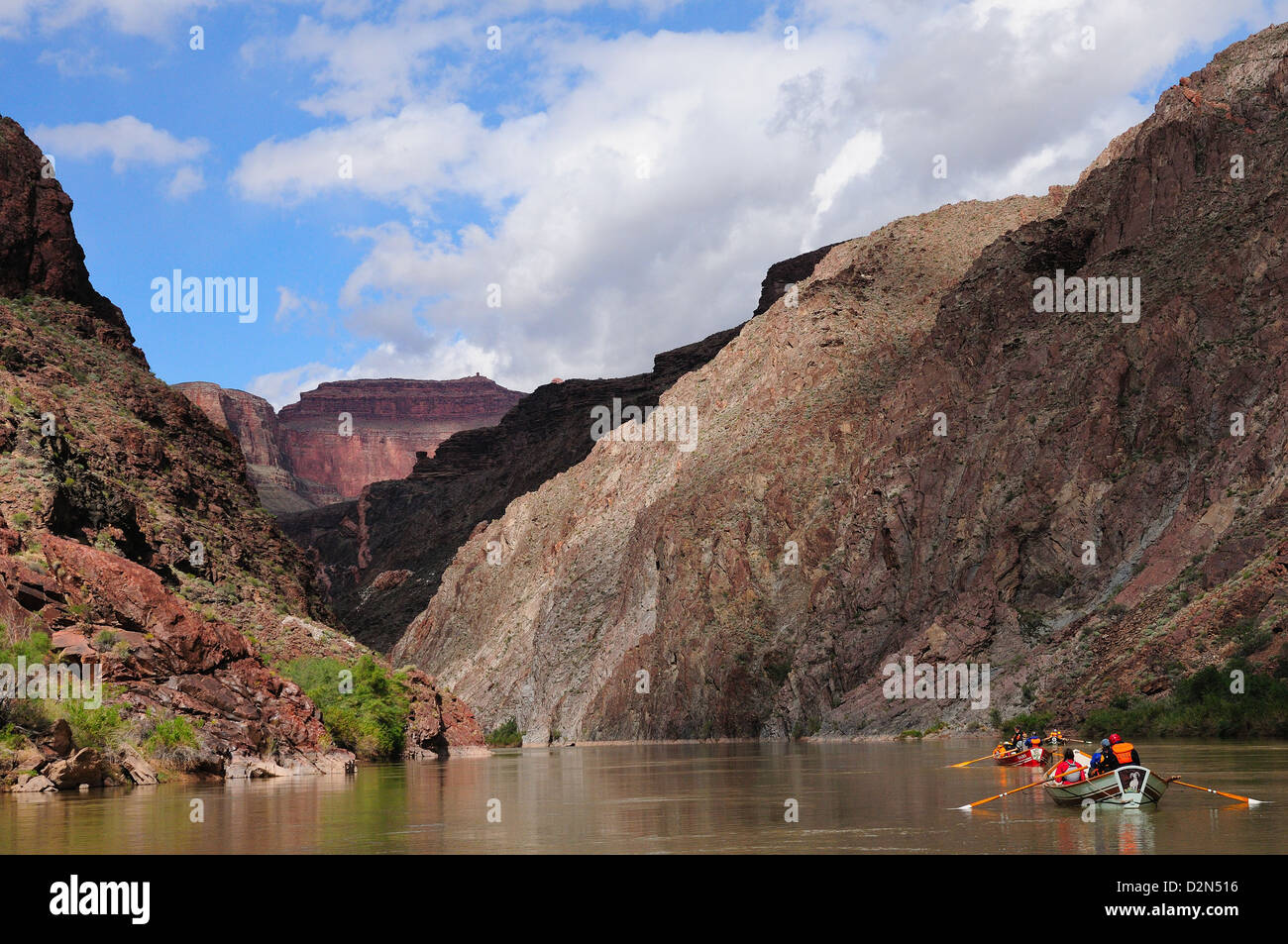 Dory travel on the Colorado River, Colorado, United States of America, North America Stock Photo