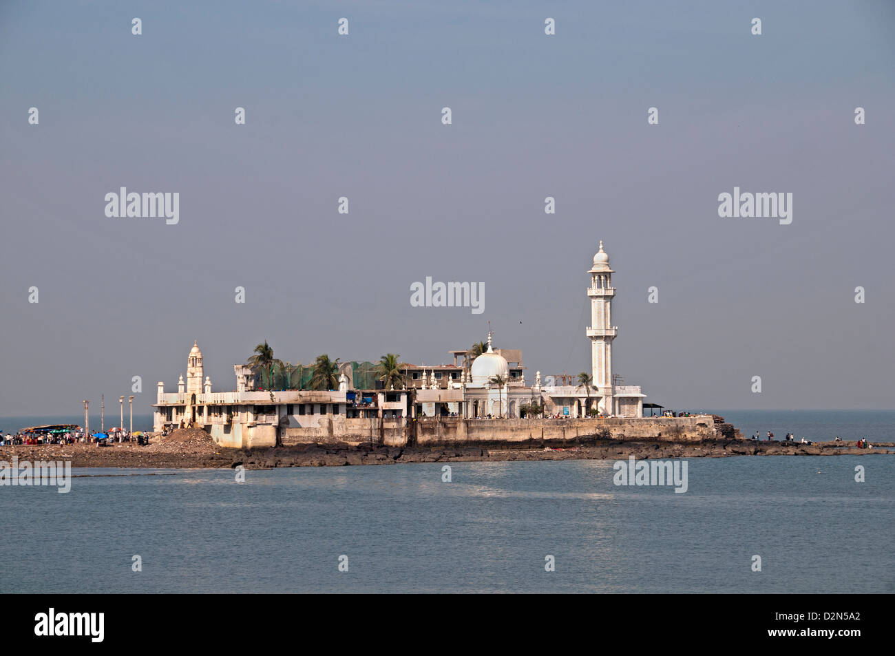 Haji Ali Mosque The Suburbs Bandra Mumbai ( Bombay ) India Bay Stock Photo