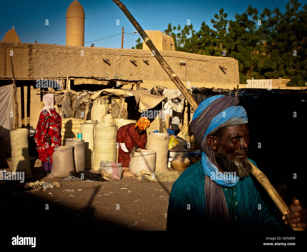 Gao market. Mali .West Africa Stock Photo Alamy