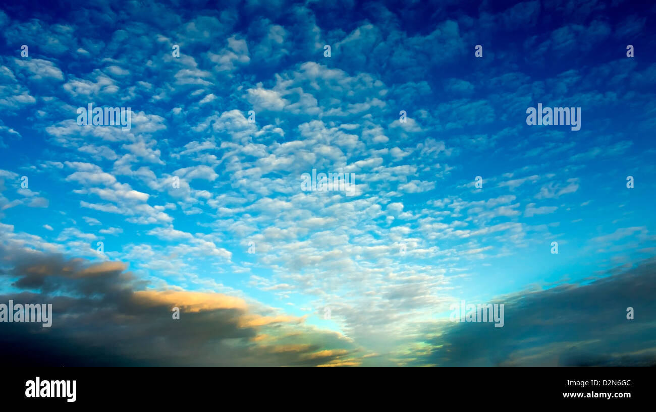 Cirrus clouds. Stock Photo