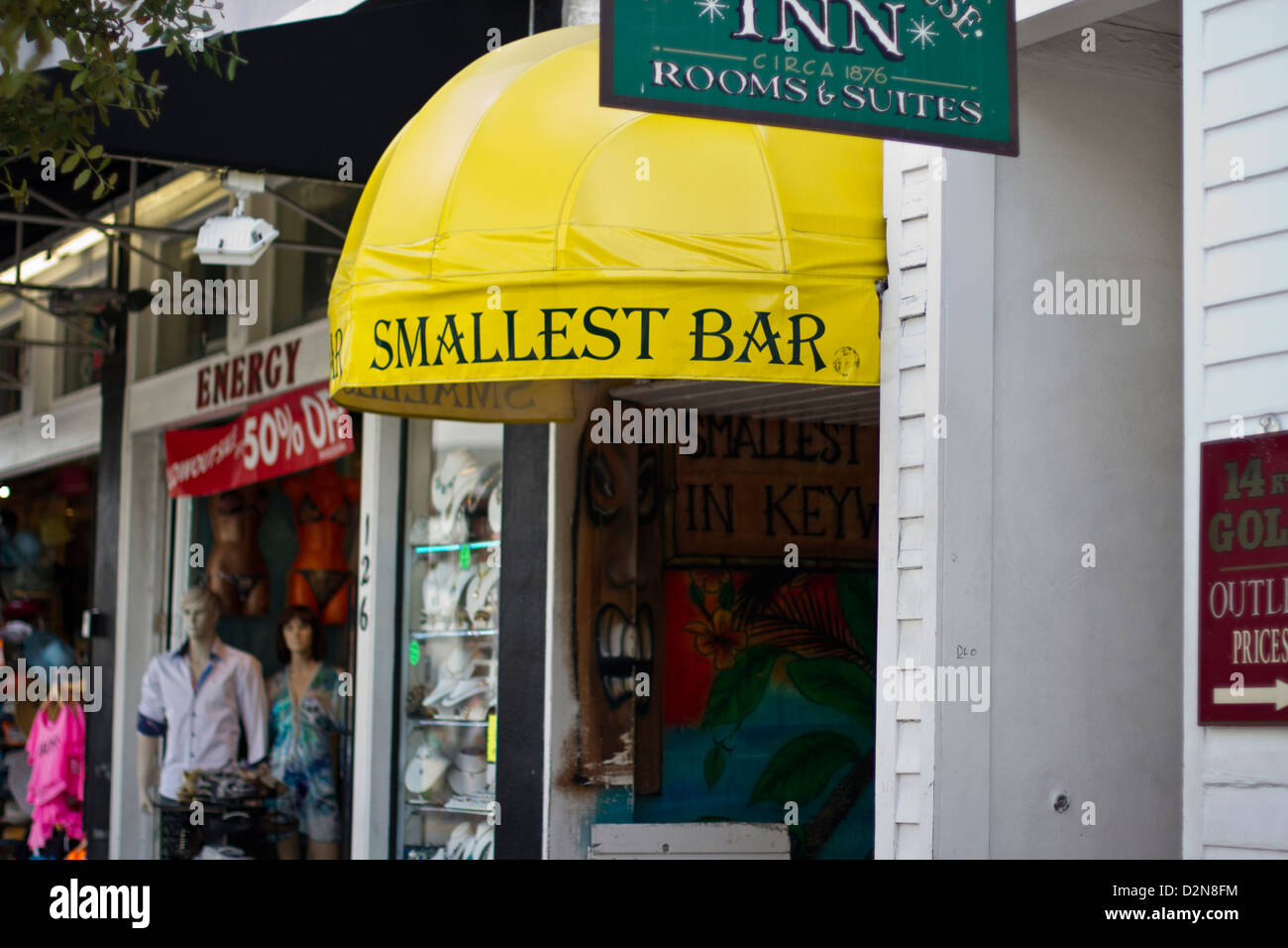 Key West's Smallest Bar Stock Photo Alamy