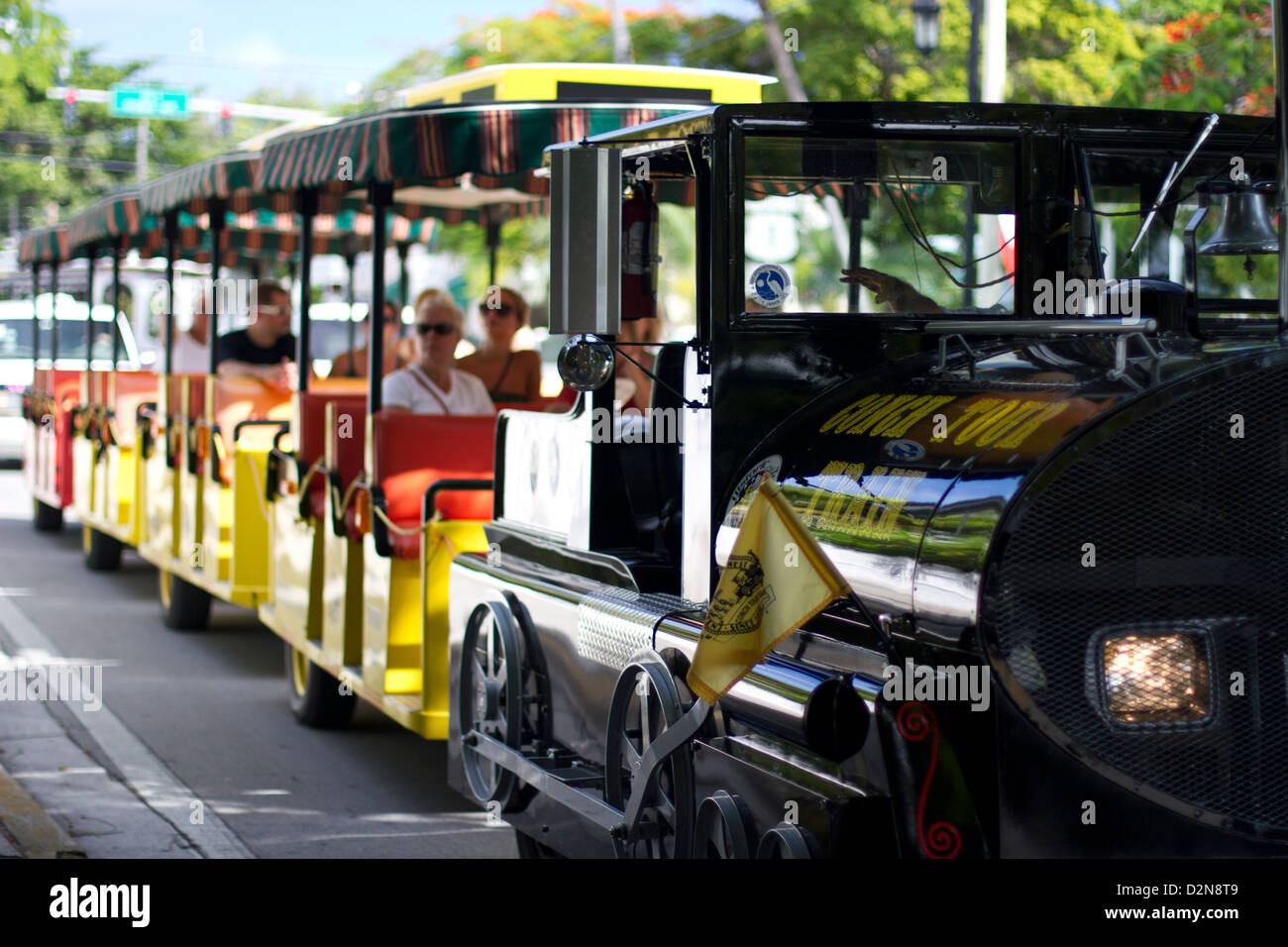 Key West Conch Tour Stock Photo Alamy