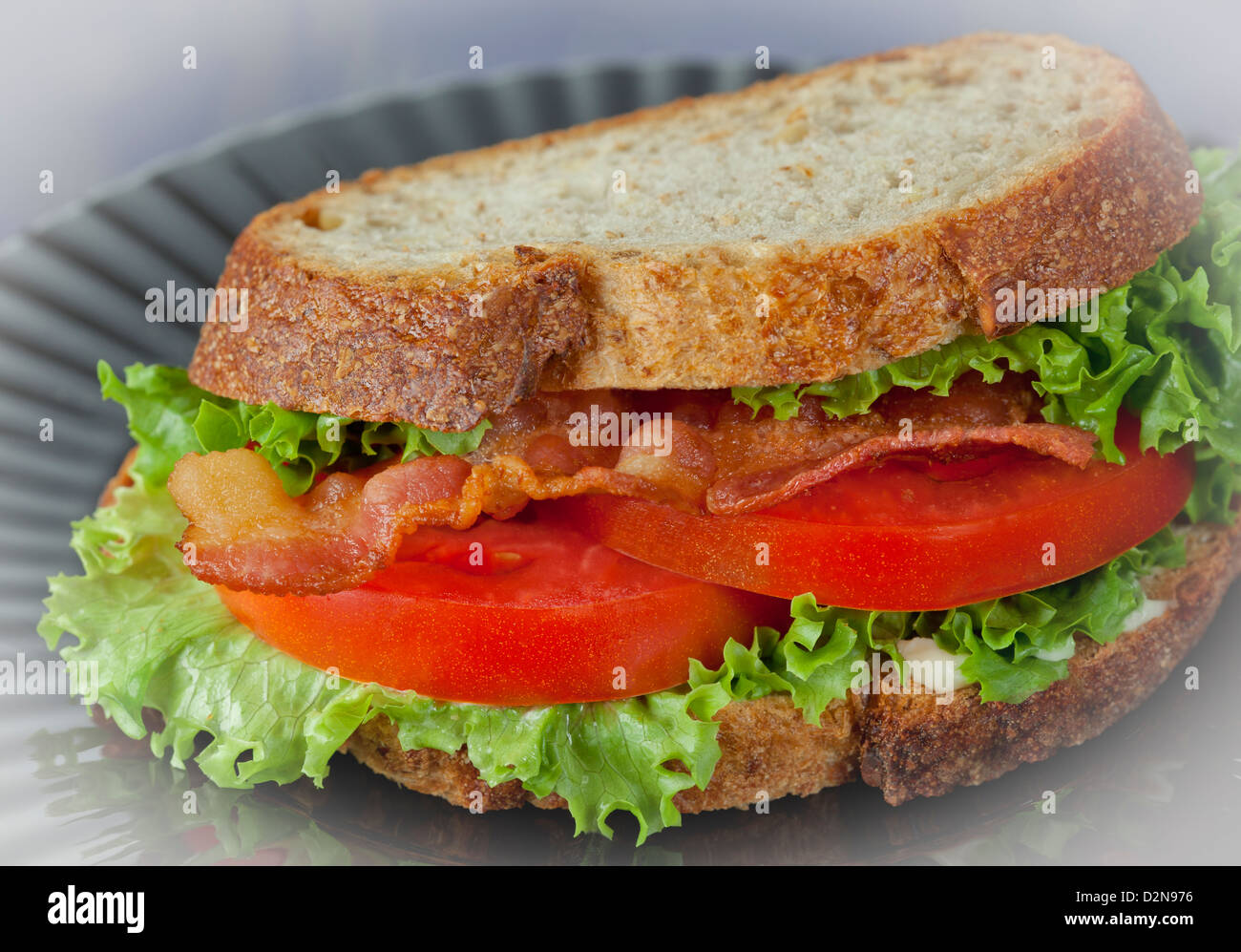 Bacon Lettuce Tomato Sandwich Stock Photo Alamy