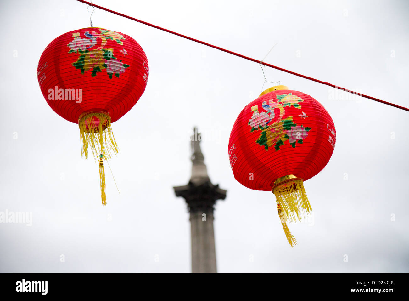 chinese new year london Stock Photo