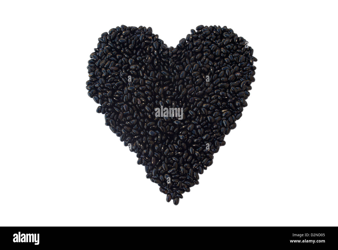 Black Beans Heart Healthy Nutrient Stock Photo Alamy