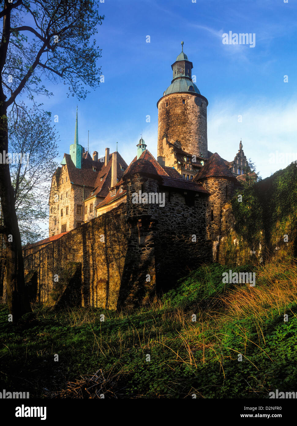 Czocha castle in Sucha, Lower Silesia Province, Poland Stock Photo