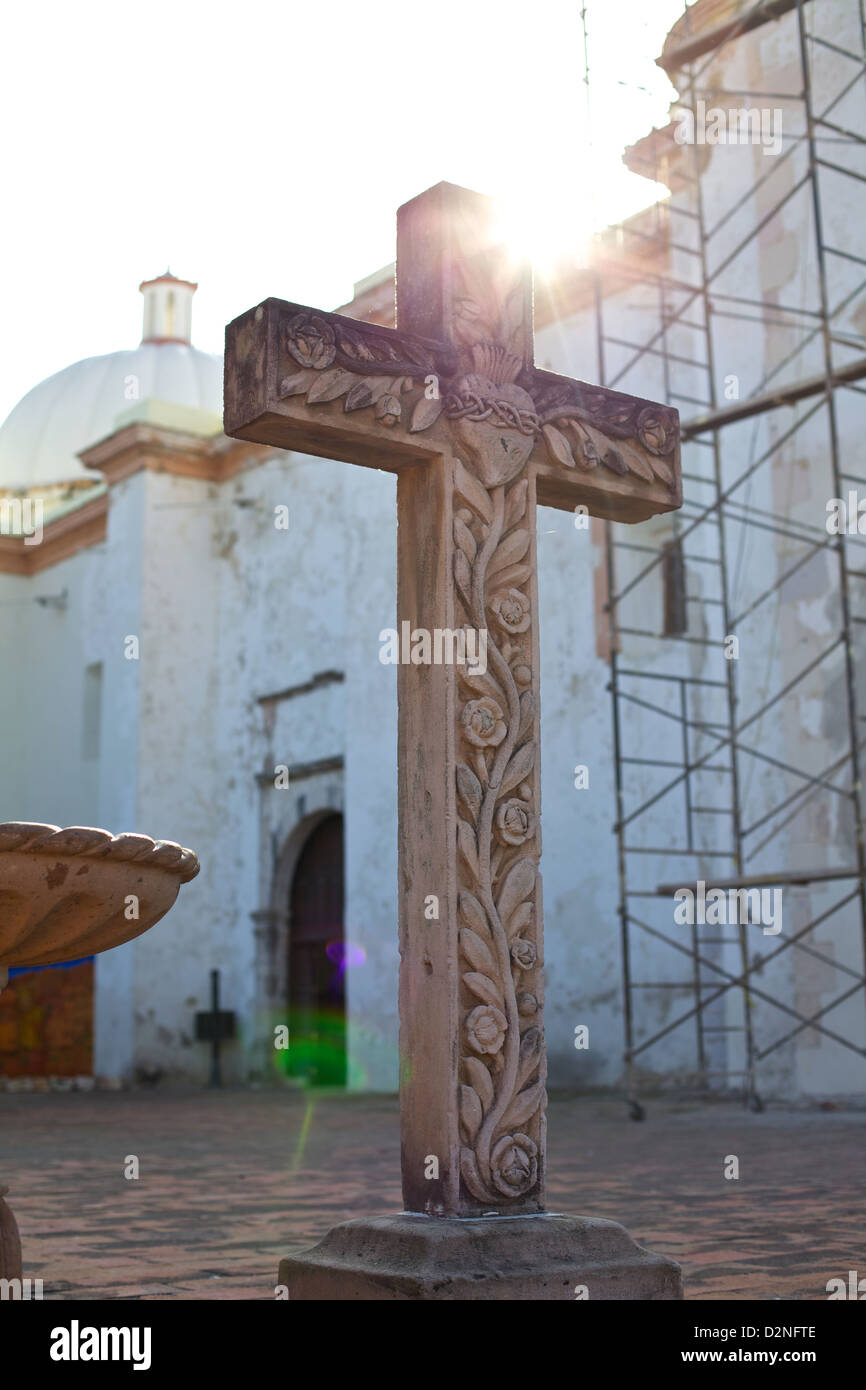 Traditional mexican cross catholic church hi-res stock photography and  images - Alamy