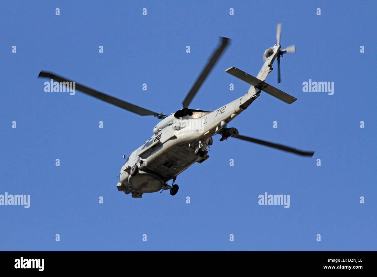 US Navy Sikorsky SH-60 Seahawk Helicopter Stock Photo