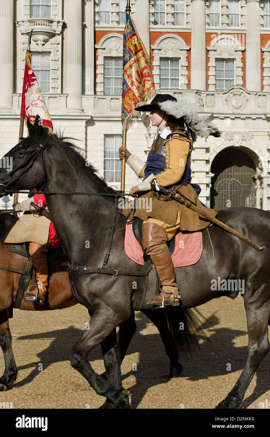 English Civil War Society Parade London UK Stock Photo