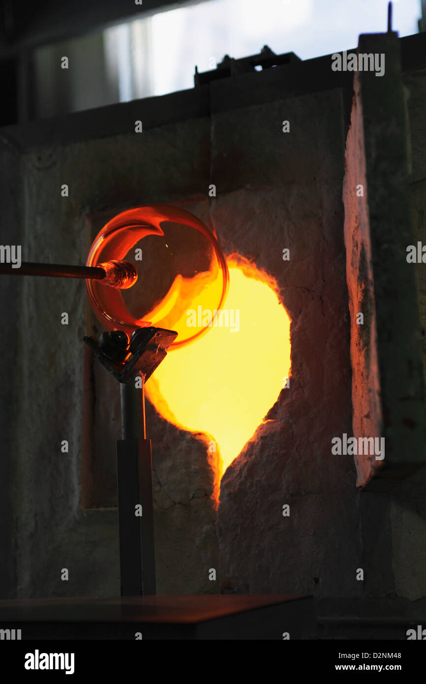 Glass furnace Stock Photo Alamy
