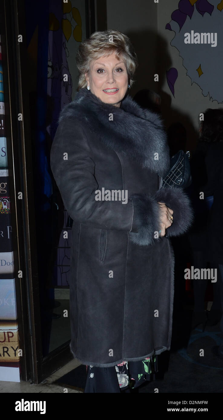 London, UK. 29th January 2013. Angela Rippon: Costa Book Of The Year ...