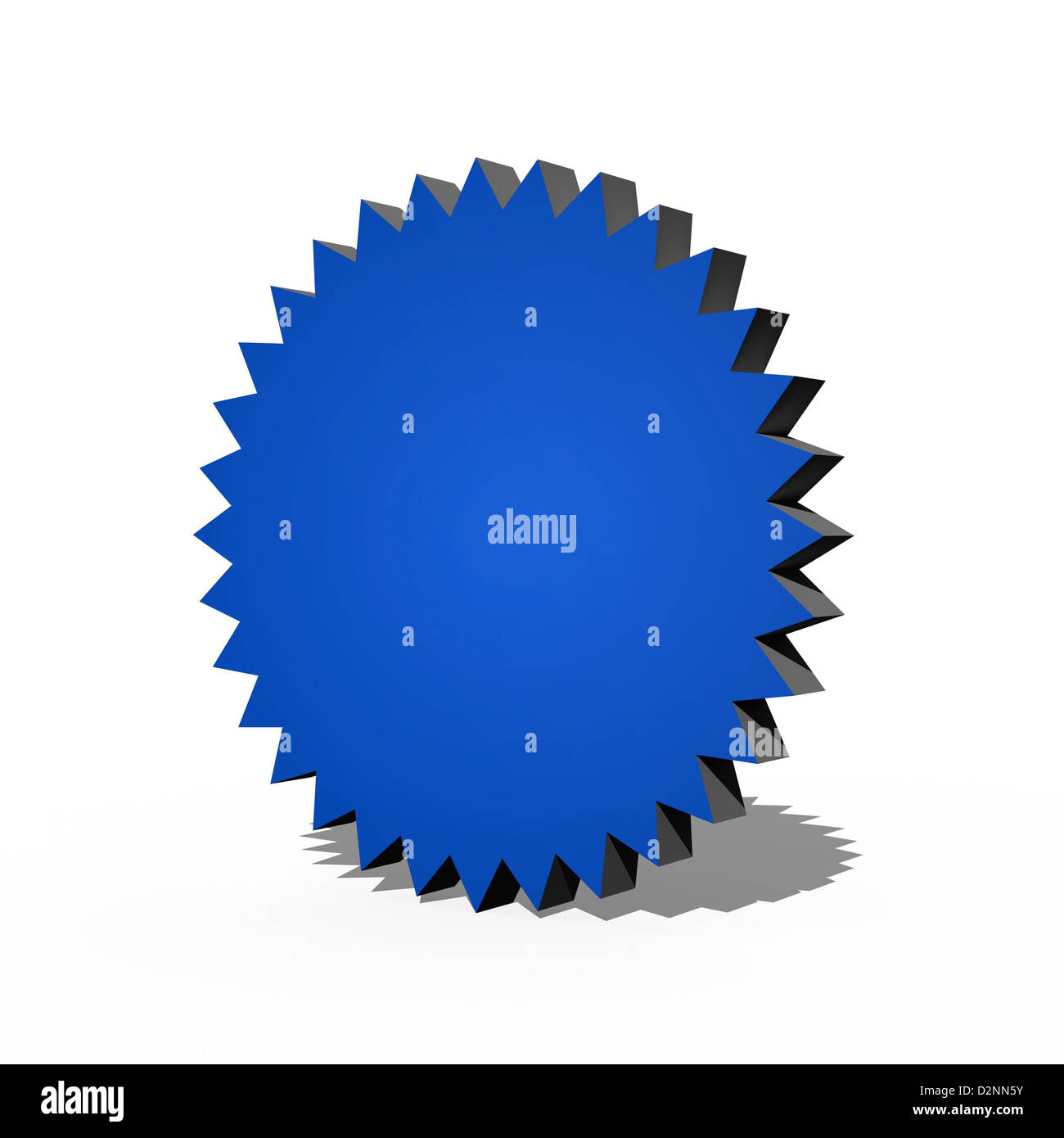 A 3d multi point star on a white background Stock Photo - Alamy