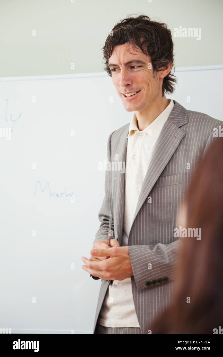 English teacher Stock Photo