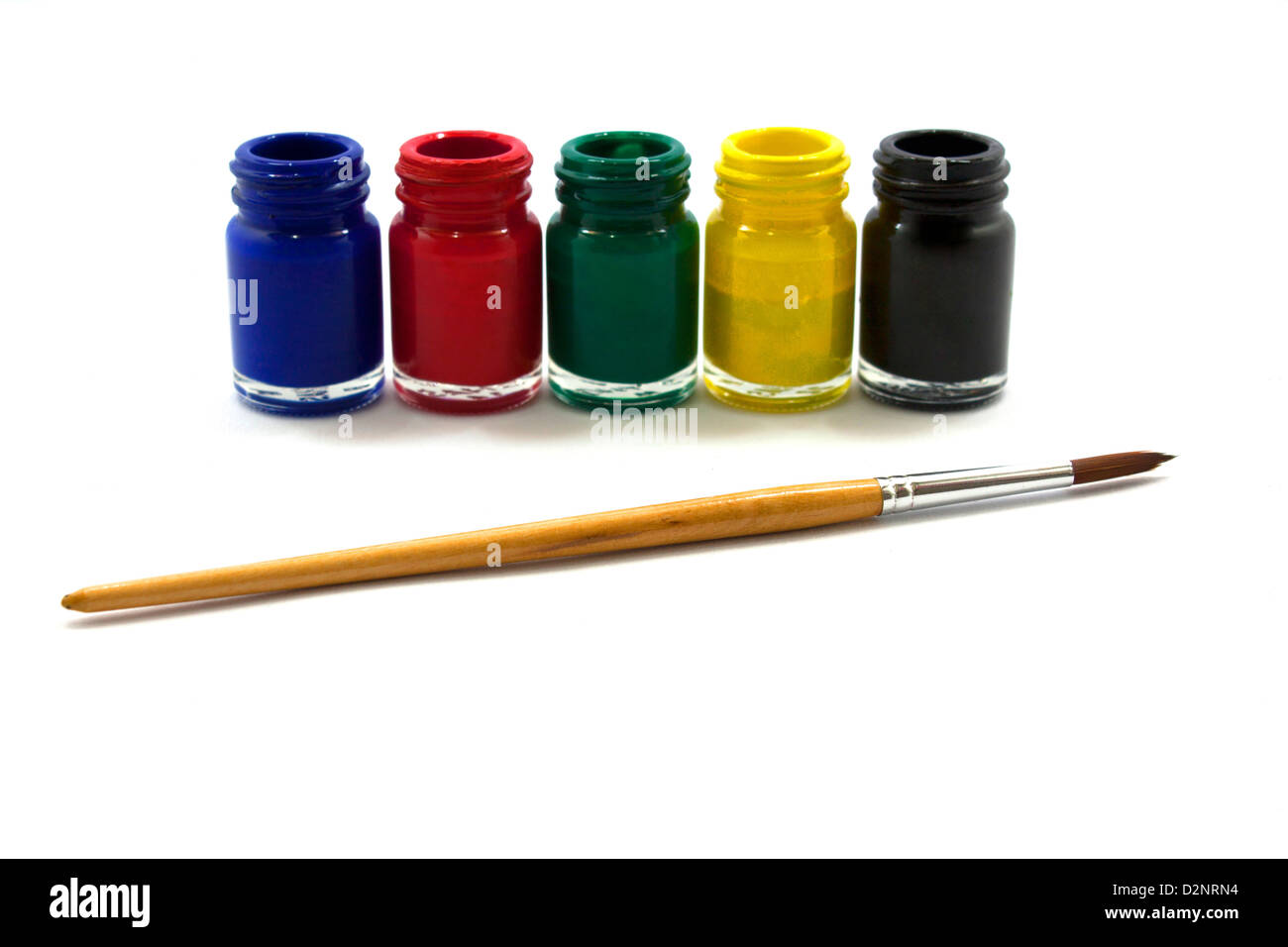 Download Bottle Brush Color Art Background White Red Black Yellow Green Glass Stock Photo Alamy PSD Mockup Templates