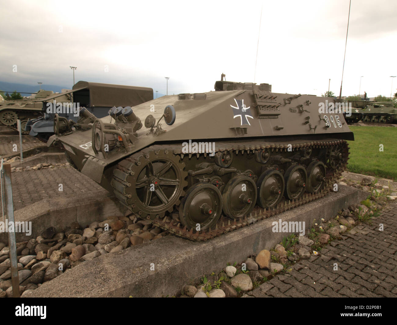 Beobachtungspanzer 22-2 'SPZ Kurz' tank Stock Photo