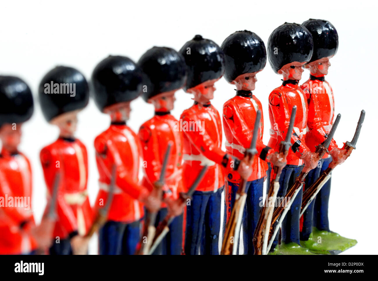 Toy soldiers Stock Photo