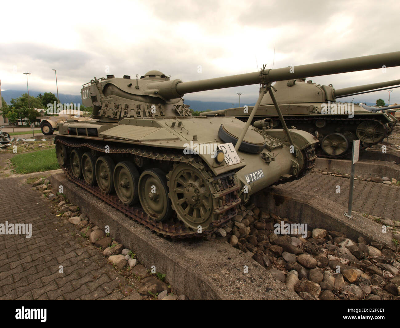 AMX 13 tank Stock Photo