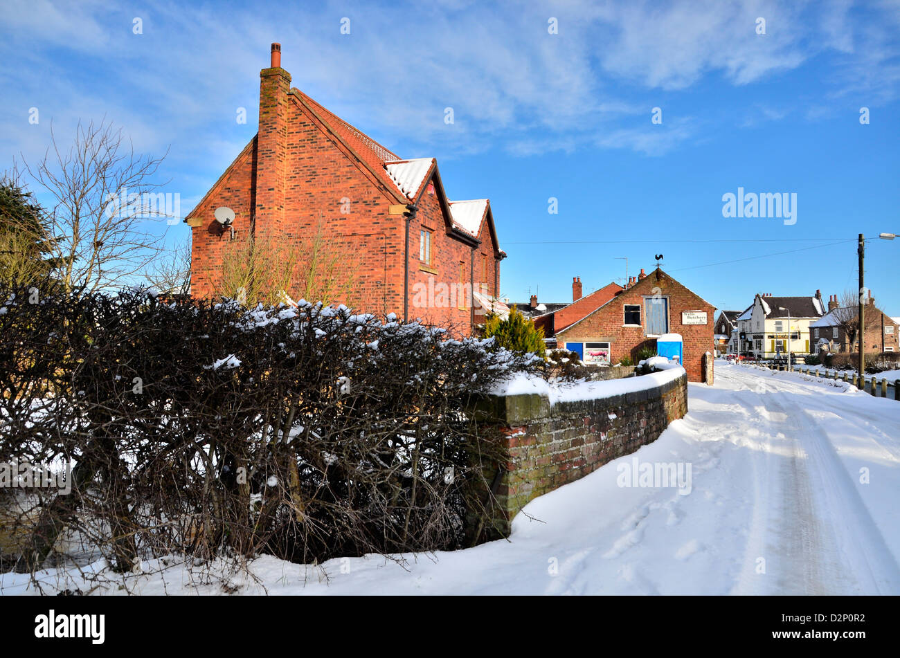 Burton Fleming East Yorkshire Stock Photo Alamy