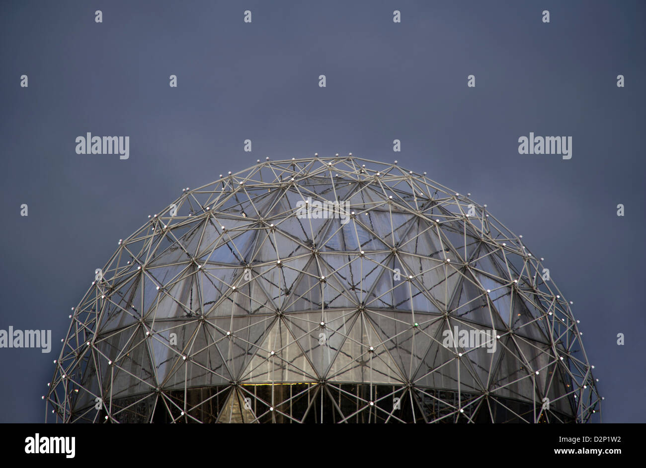 The glass geodesic dome of the Science World building Stock Photo Alamy