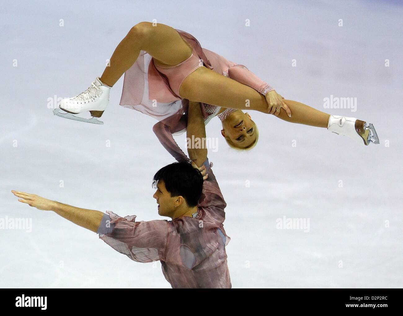 Jan. 25, 2013 Croatia European figure skating championships, Zagreb