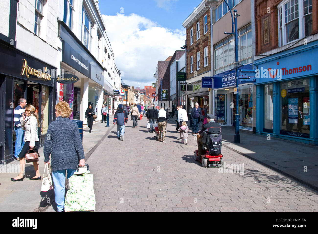 Week Street, Maidstone Kent Stock Photo Alamy