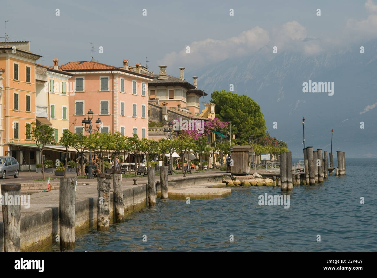 Gargnano Lombardy Italy travel tourism Stock Photo