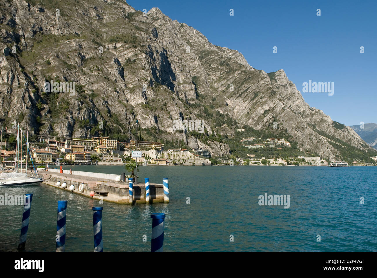 Limone sul Garda Lombardy Italy travel tourism Stock Photo