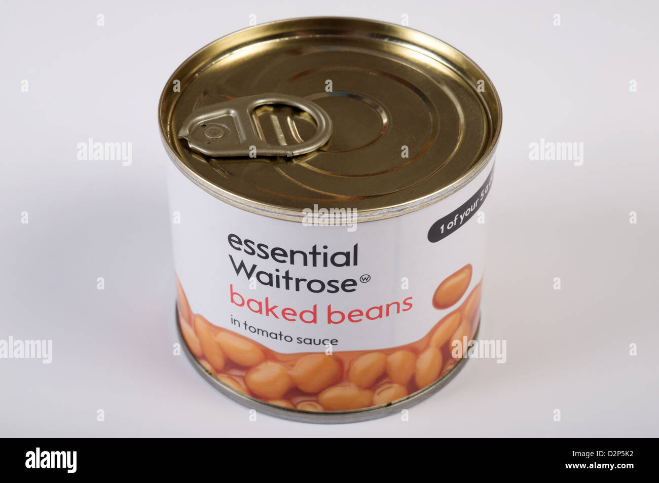 Essential Waitrose baked beans in tomato sauce Stock Photo Alamy