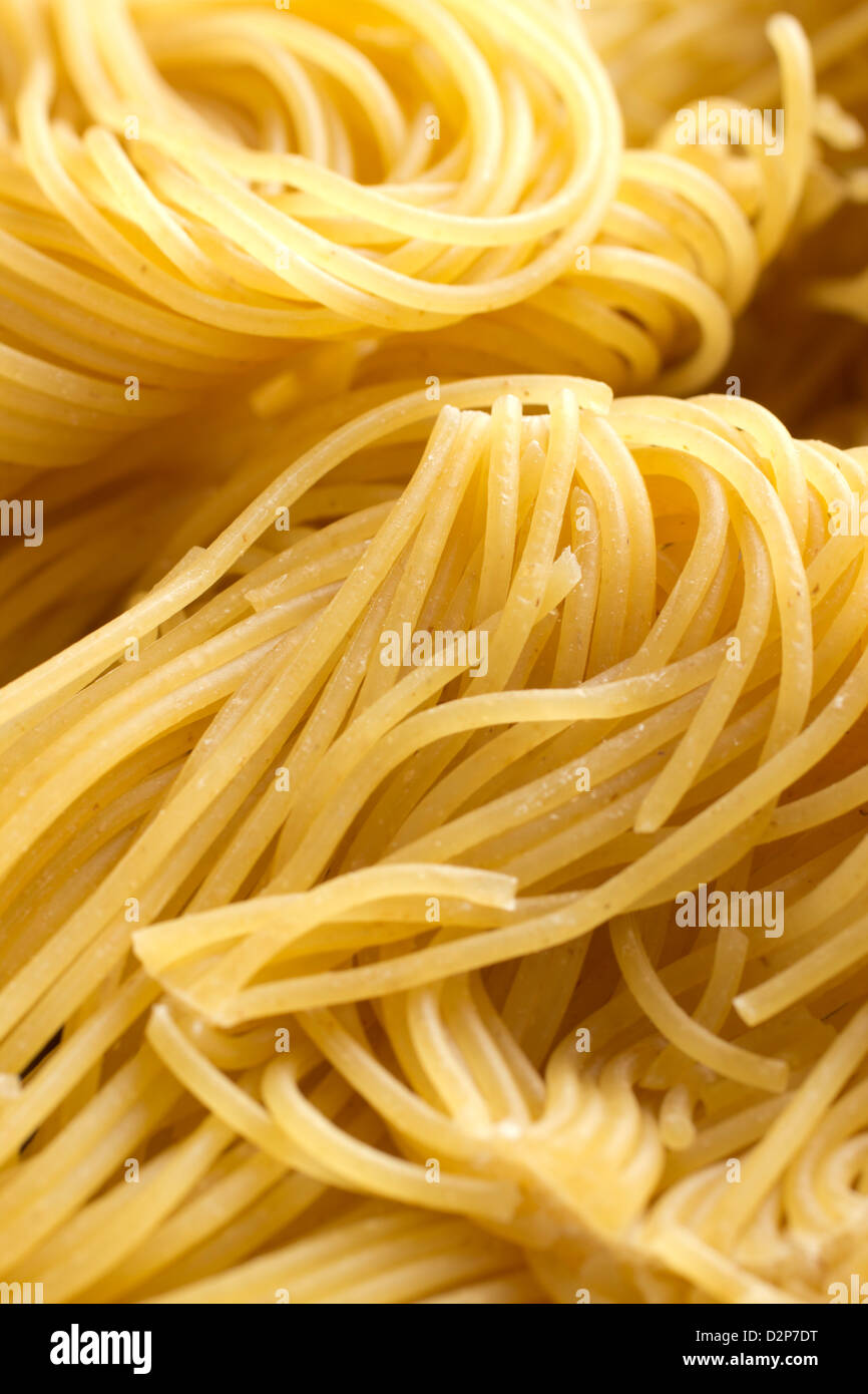 fideos, the traditional form of Spanish noodles Stock Photo