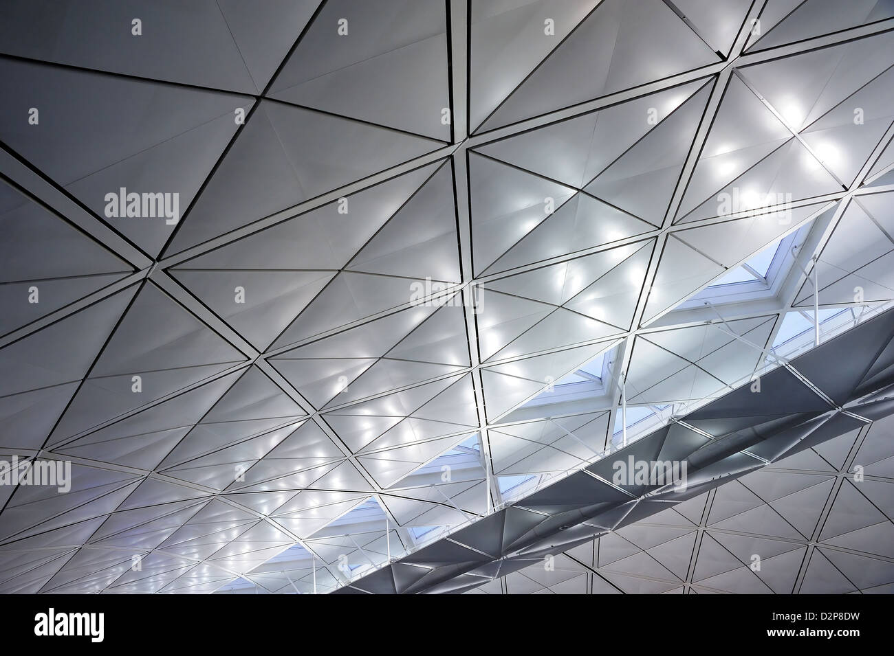 Ceiling of an Airport Stock Photo Alamy